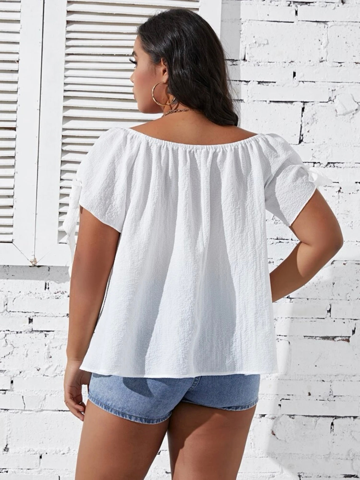 Knot Cuff Blouse