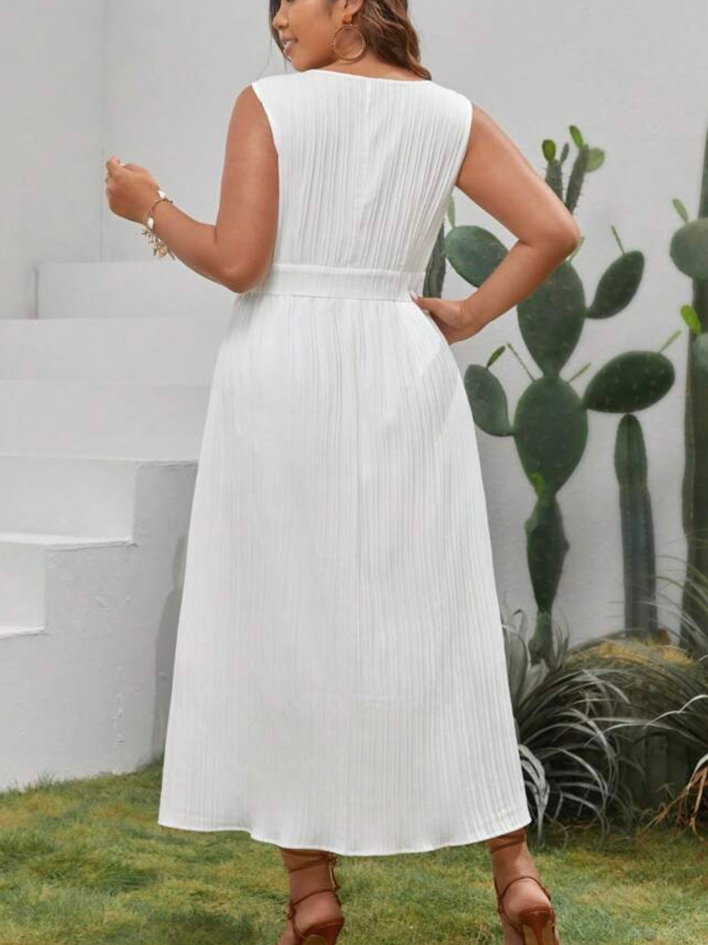 Button Front Dress