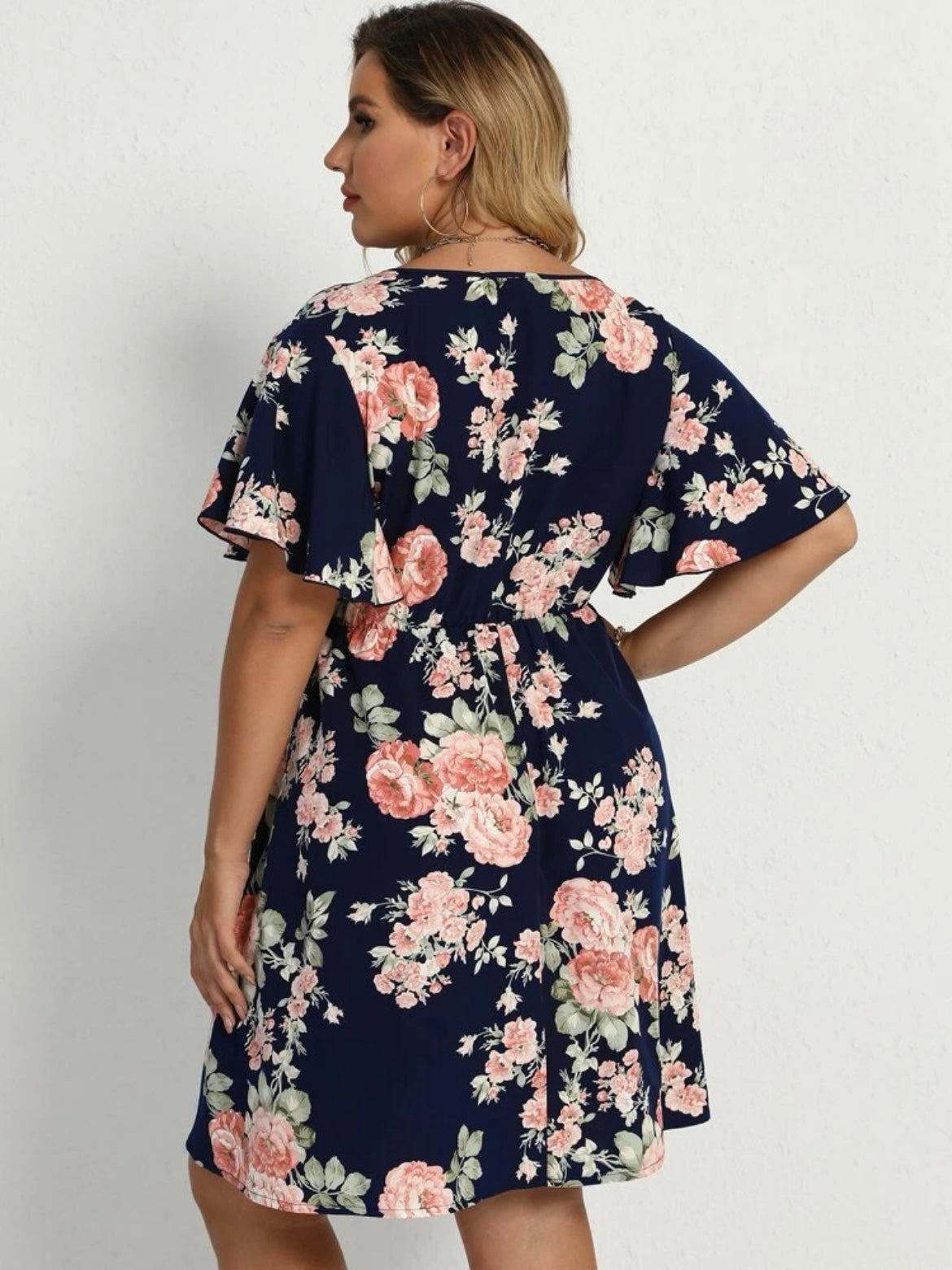 Butterfly Sleeve A-line Dress