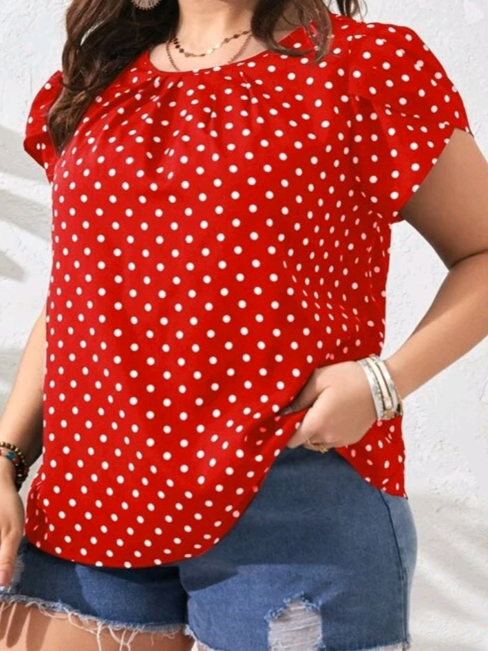 Petal Sleeve Blouse