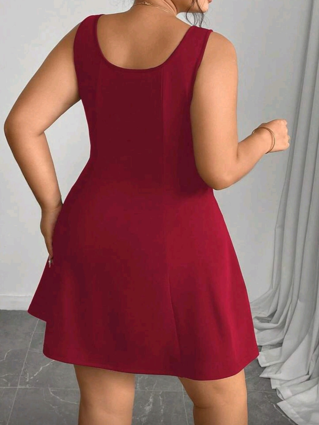 #2387 Elegant French Style Dress with Bows