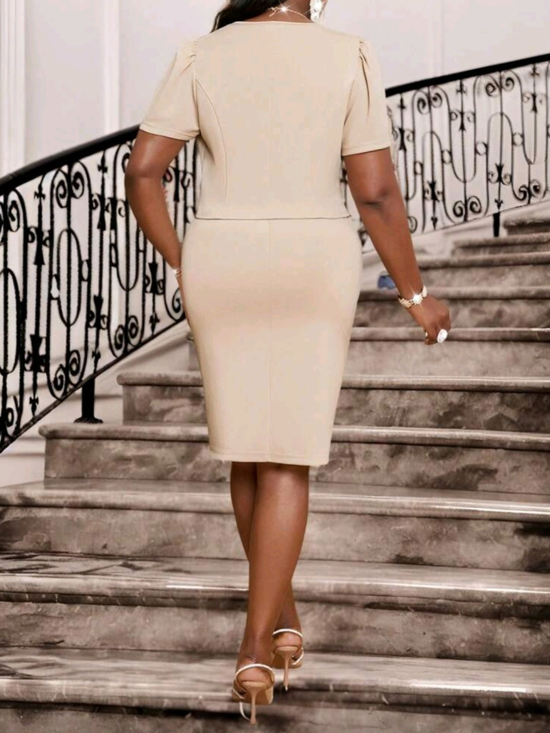 #1252 Elegant Two Piece Dress