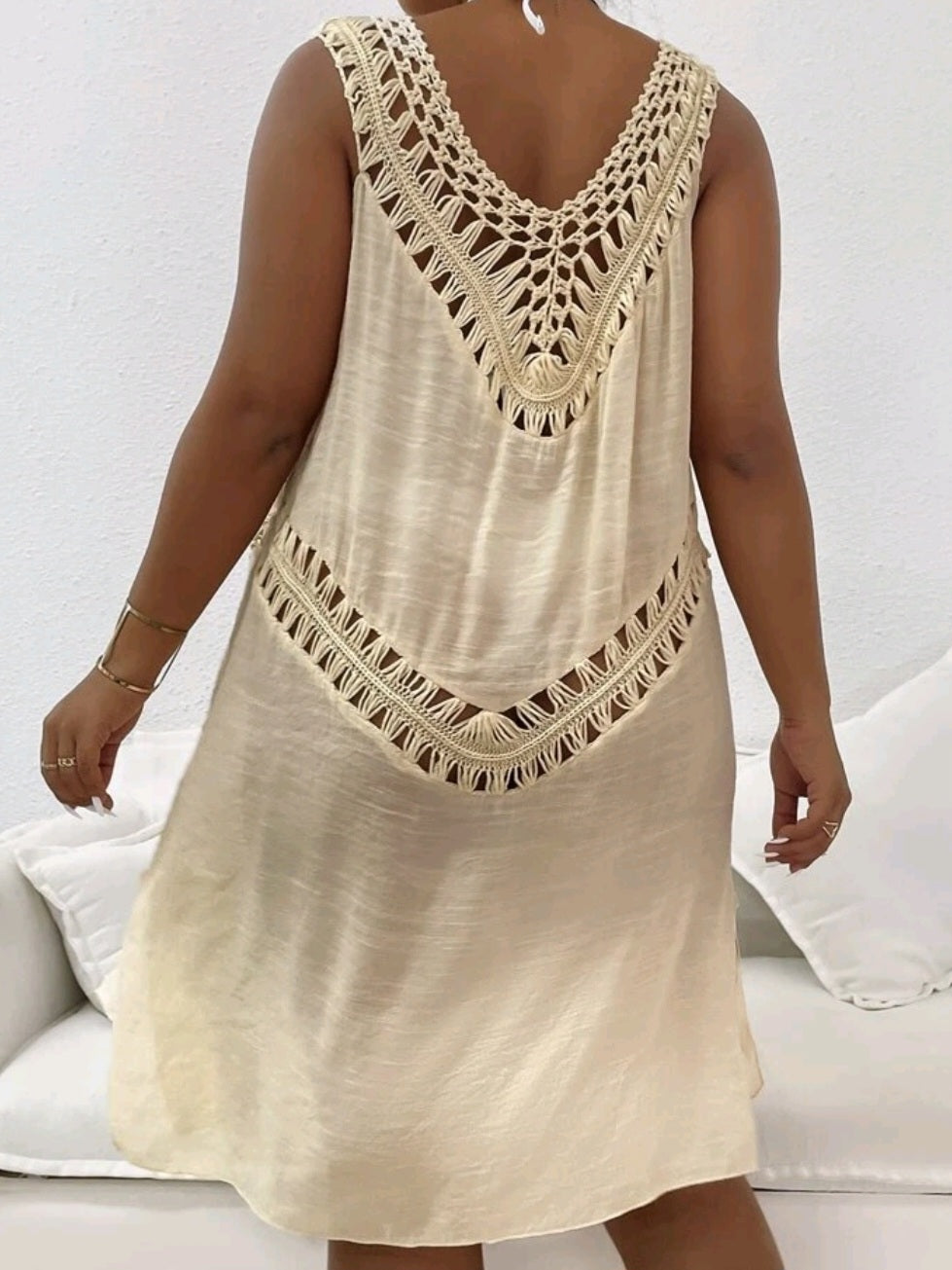 Split Thigh Cover Up (Without Bikini)