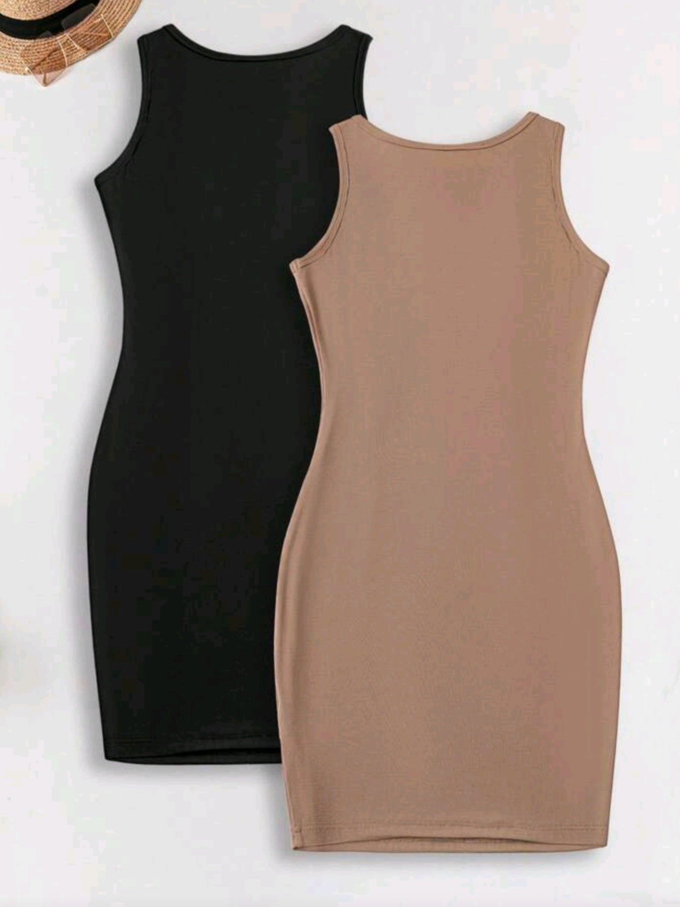 3082 2 piece minimalist dress