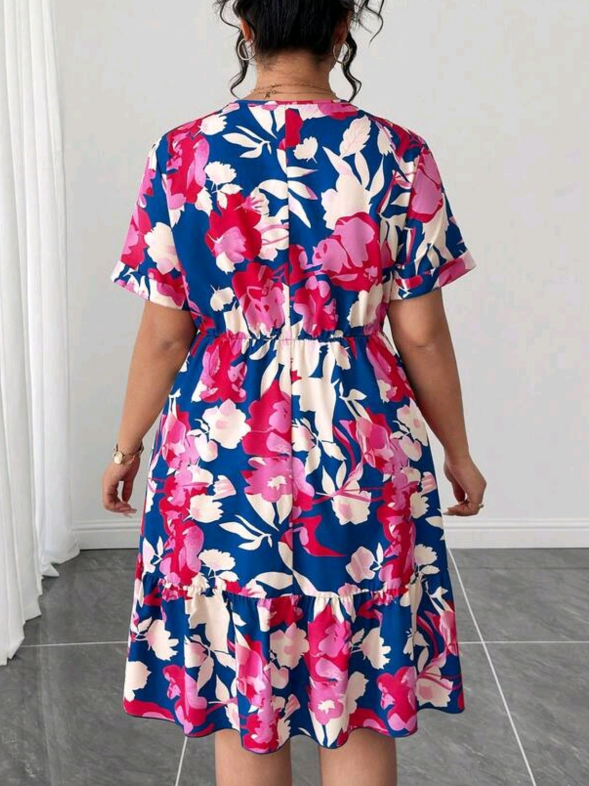 4699 Floral Dress