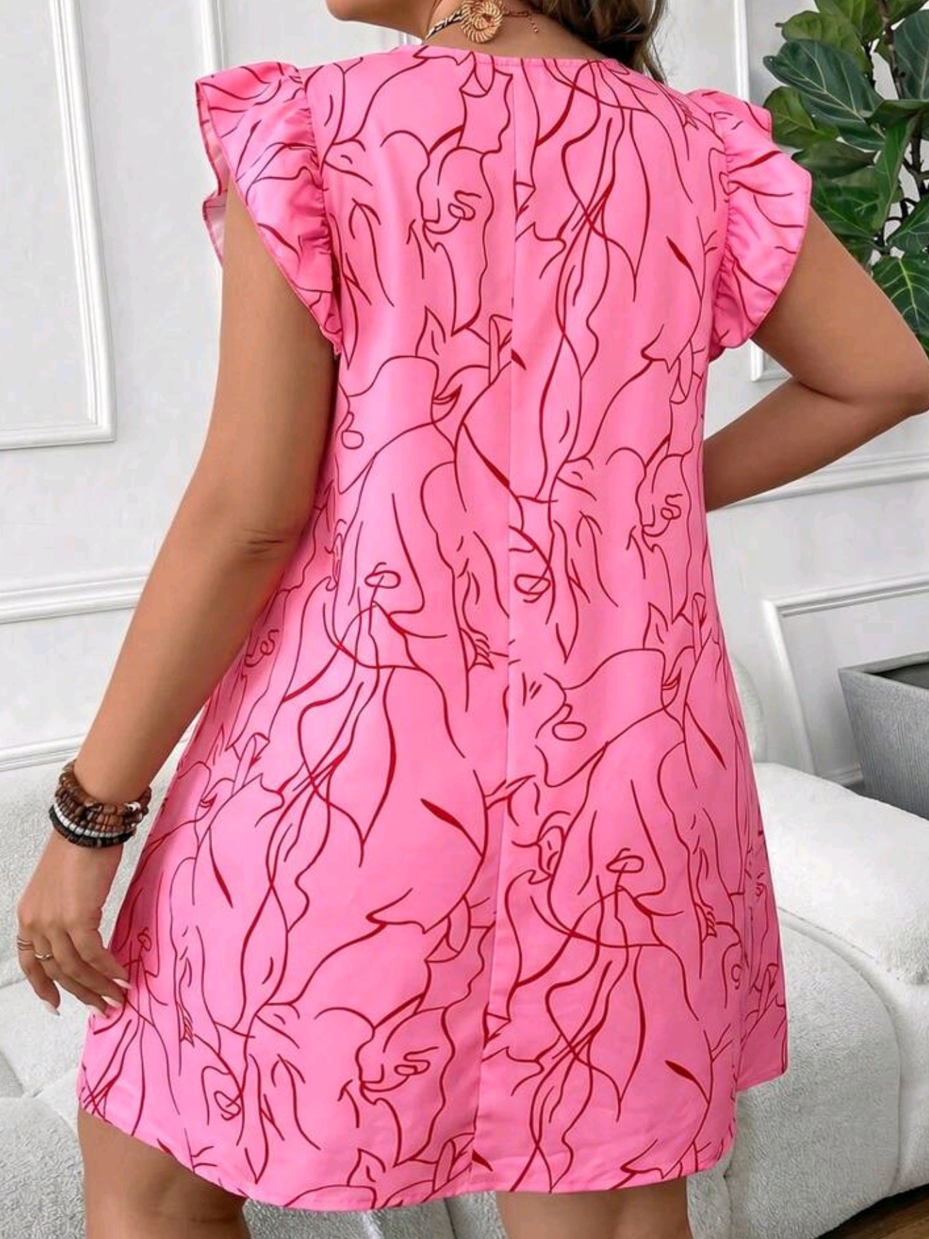 5491 Cap Sleeve Dress