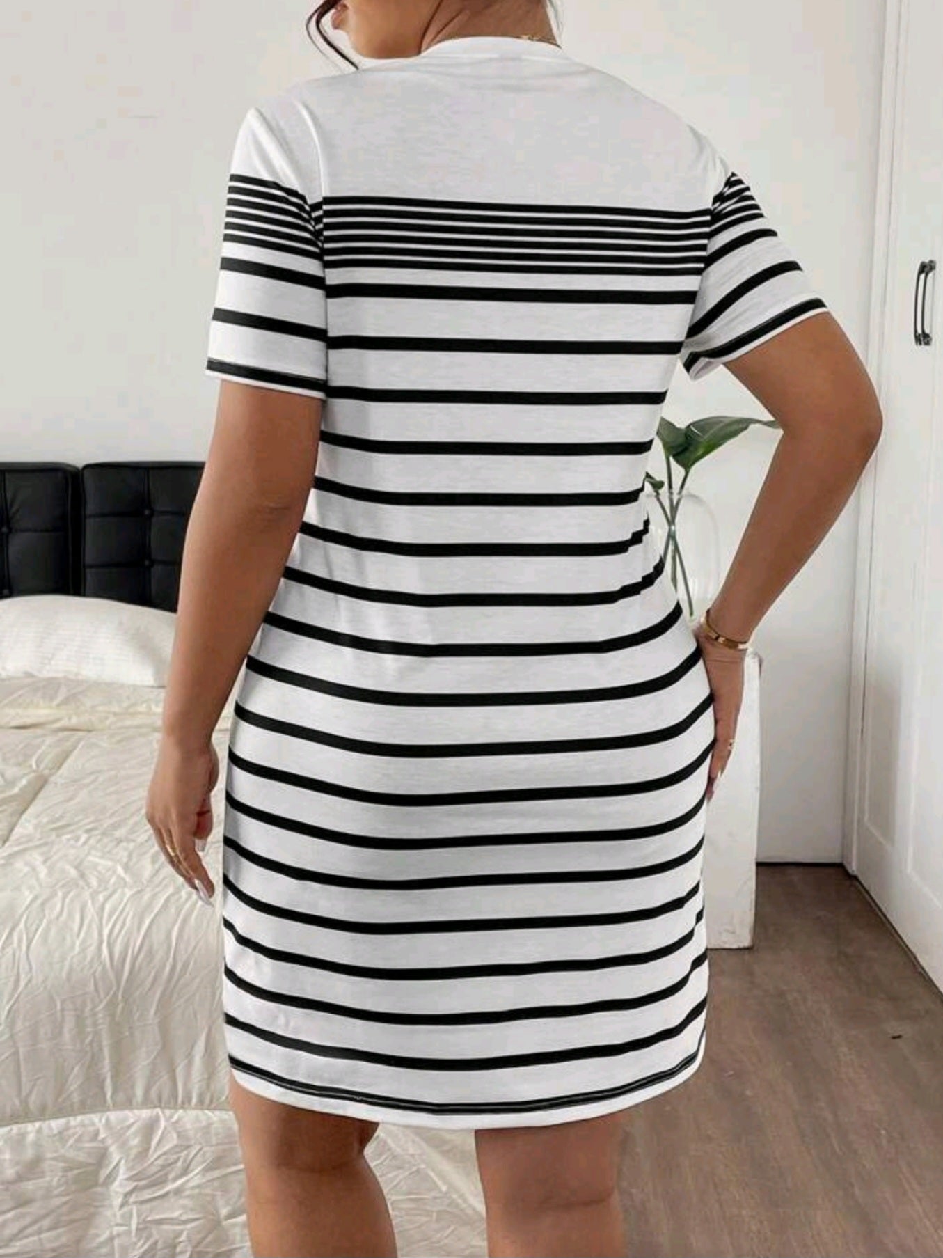 9693 Stretch Casual Dress