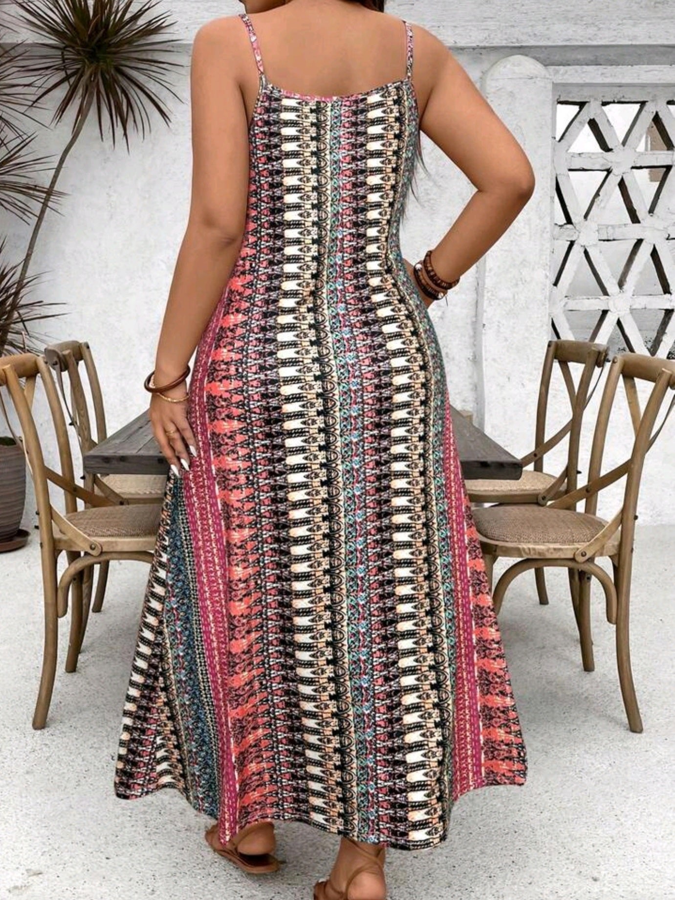4268 Spaghetti Strap Maxi Dress