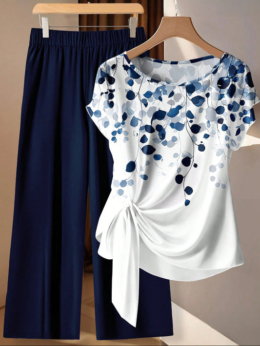 1542 2 piece set top and pants