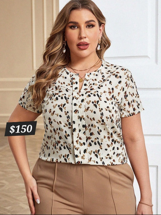 #2334 Printed Short Sleeve Shirt