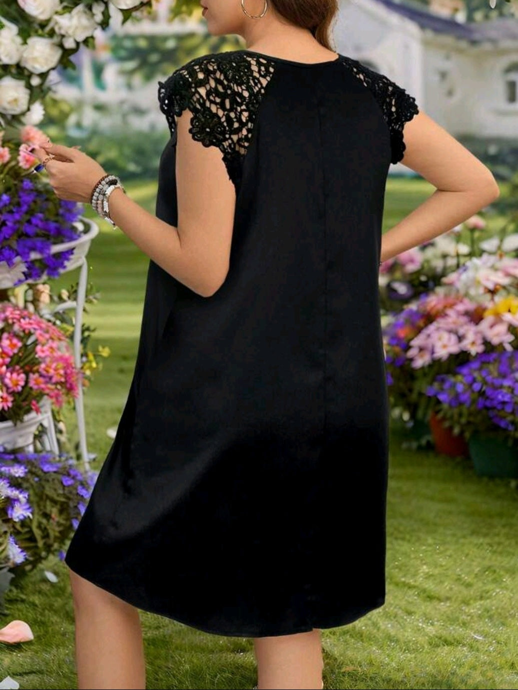 #6691 Solid Color Fashion Short Dress