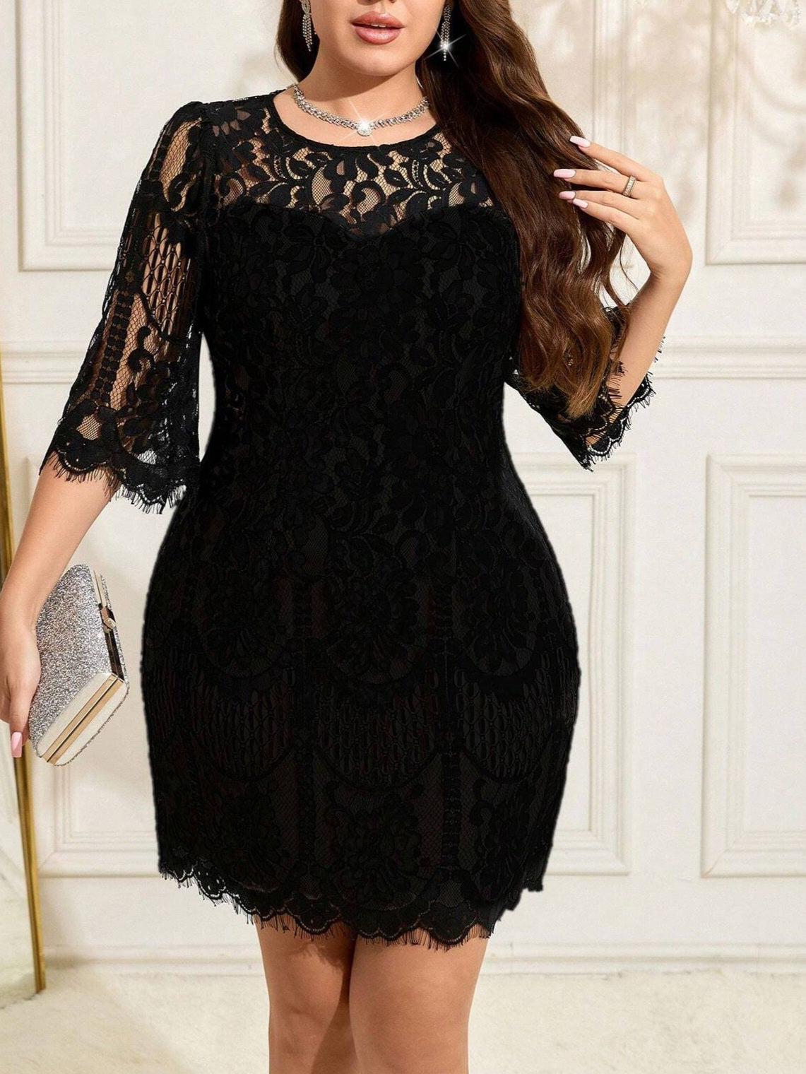 2428  Lace Dress