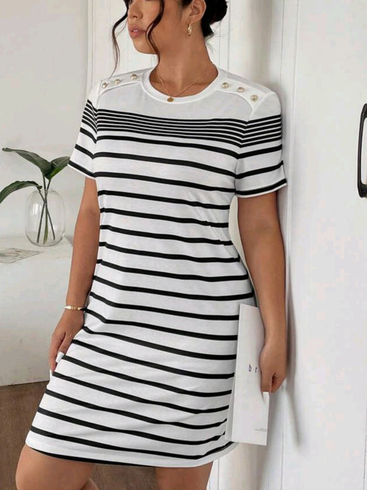 9693 Stretch Casual Dress