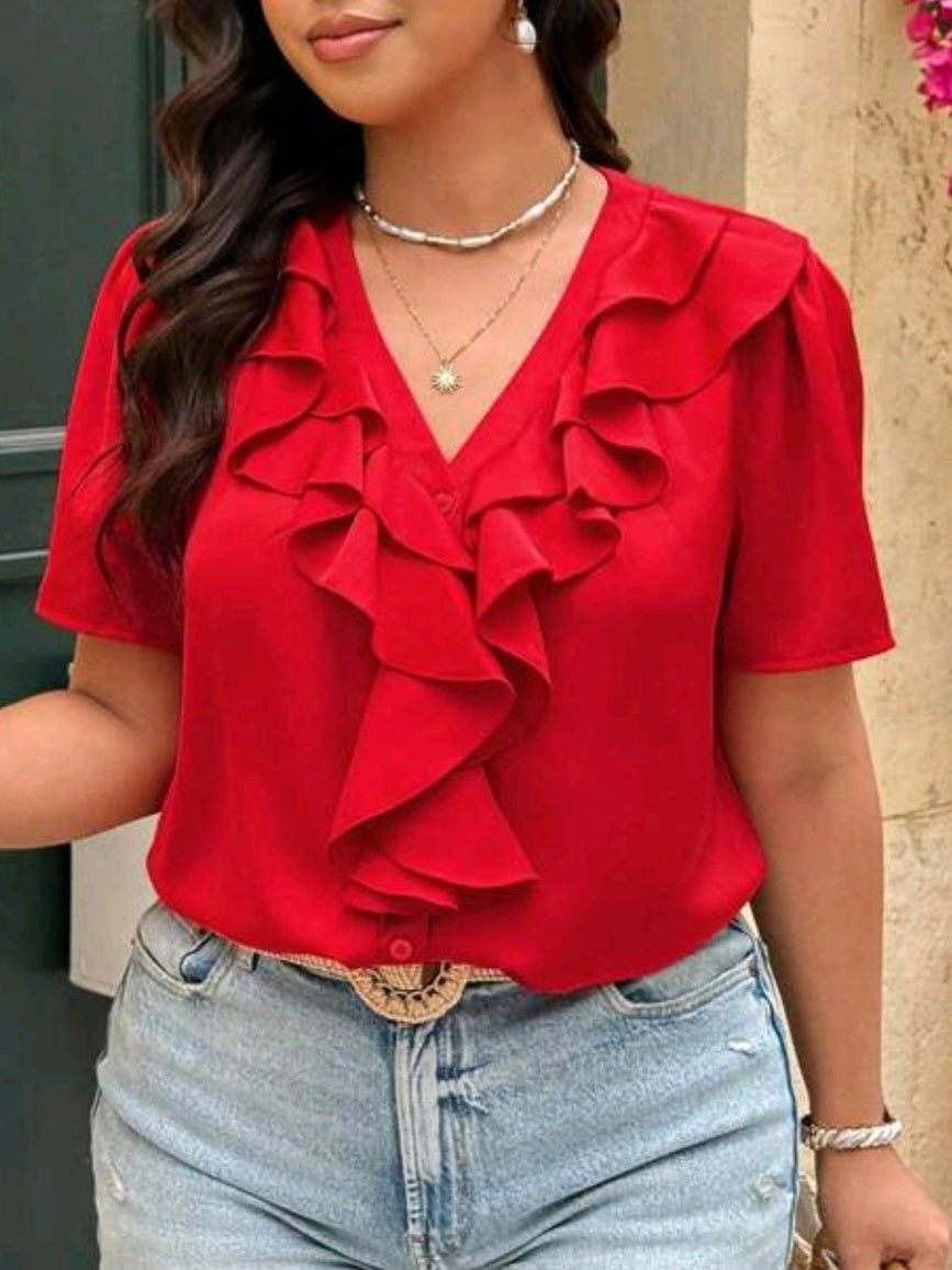 3652 Ruffle Blouse