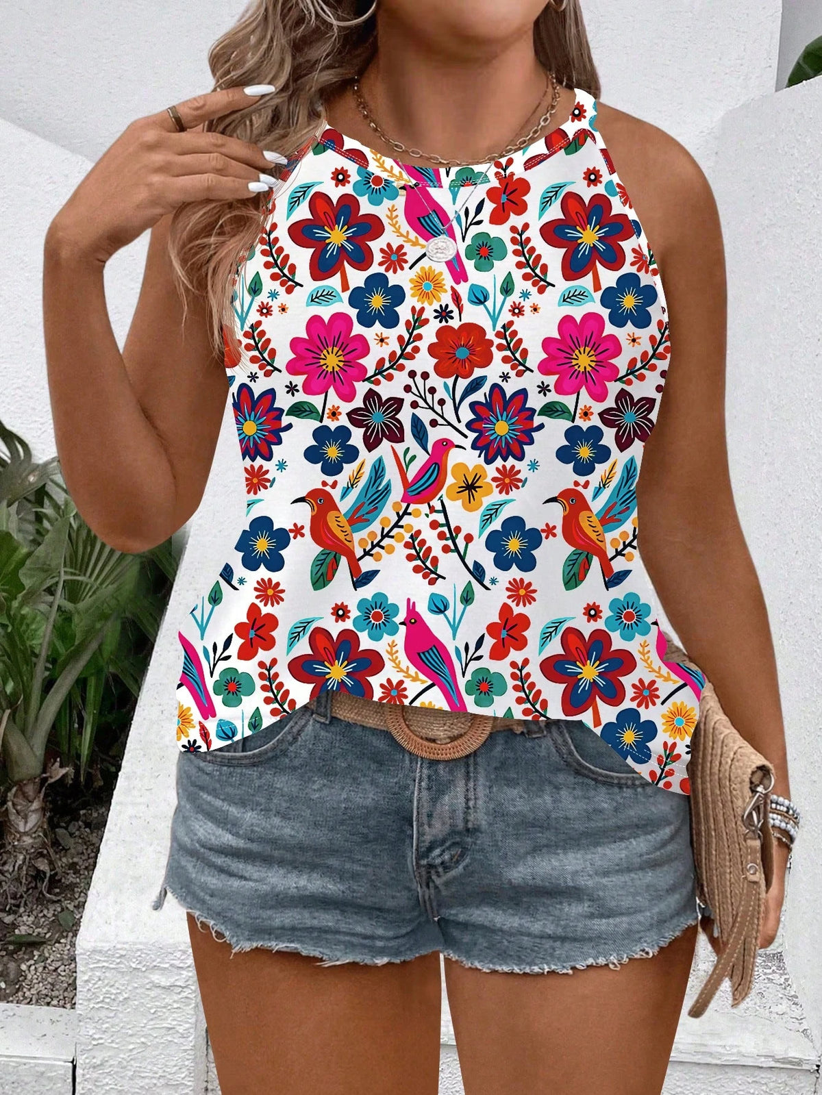 5716 Round Neck Tank Top