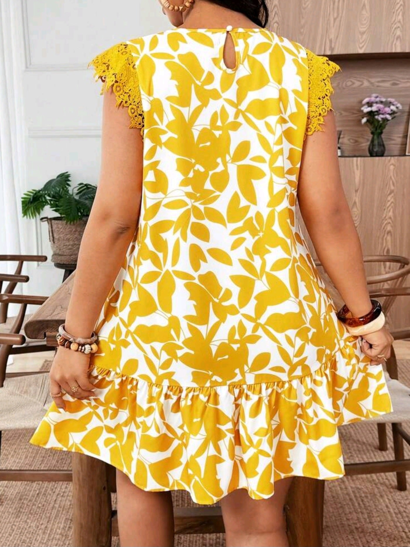 3142 Smock Boho Dress