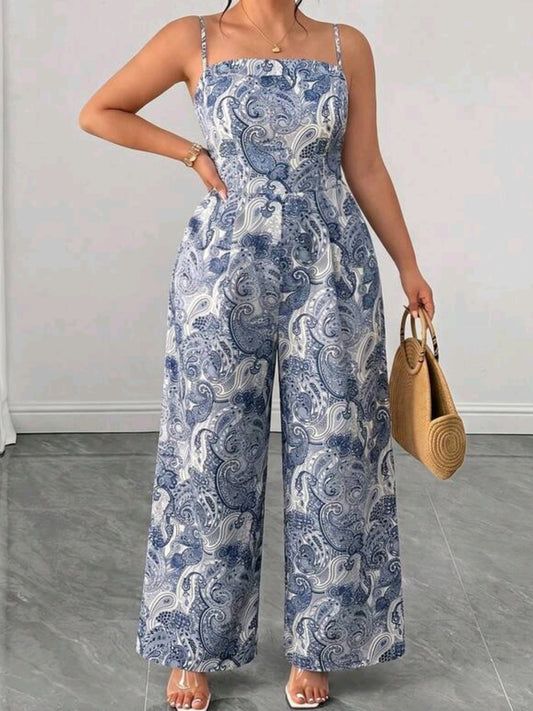6167  Strappy Skort Jumpsuit