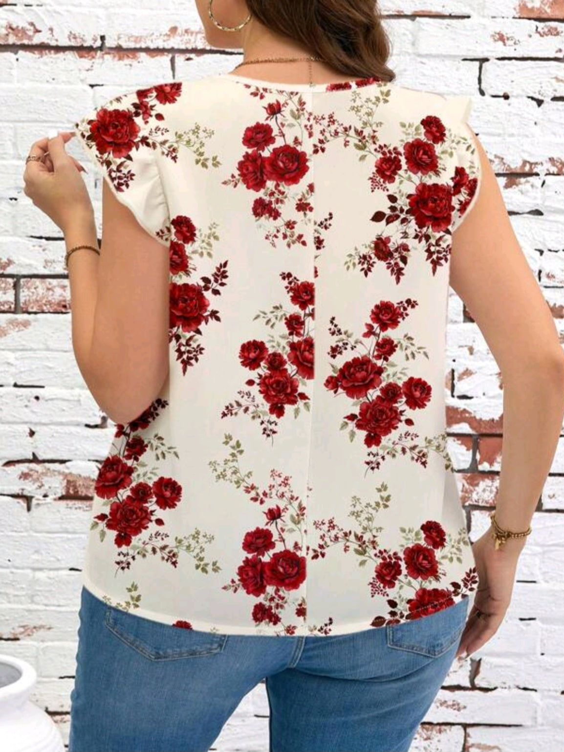 6259 Cap Sleeve Blouse
