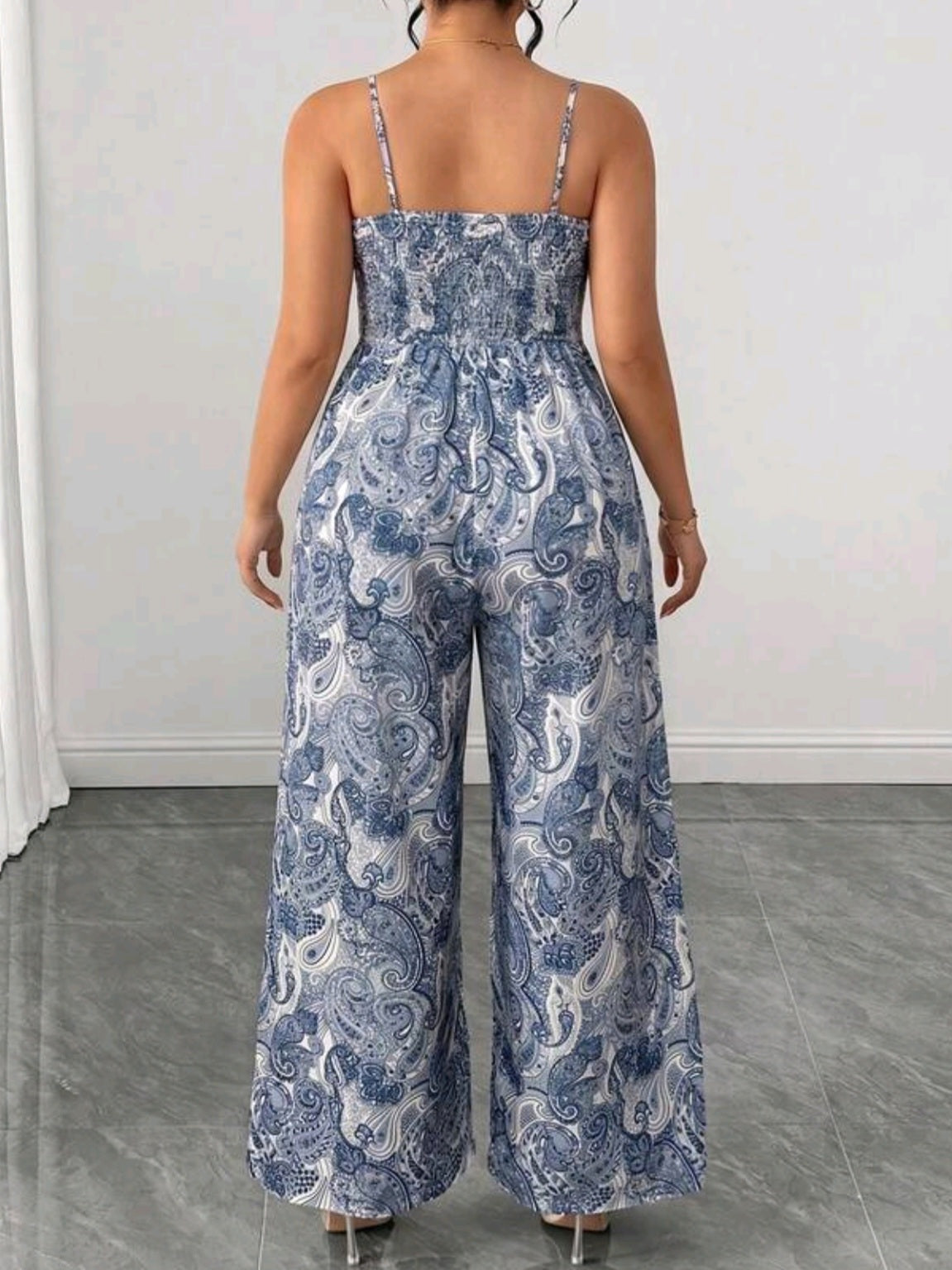 6167  Strappy Skort Jumpsuit