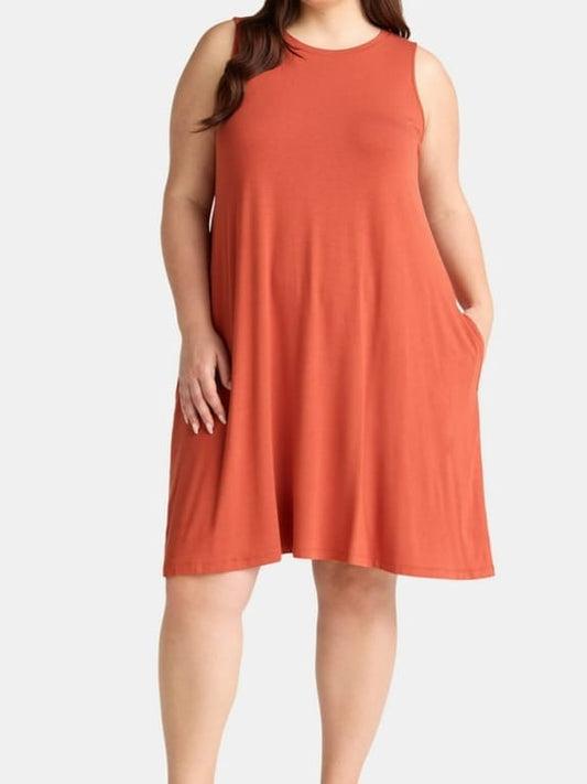 Time and Tru Dress with pockets (high stretch - jersey material)