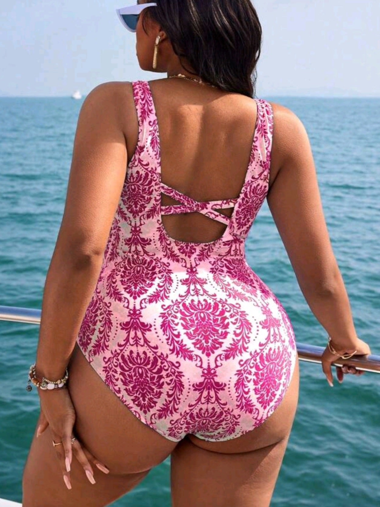 6825 One-Piece Swimsuit With Xback