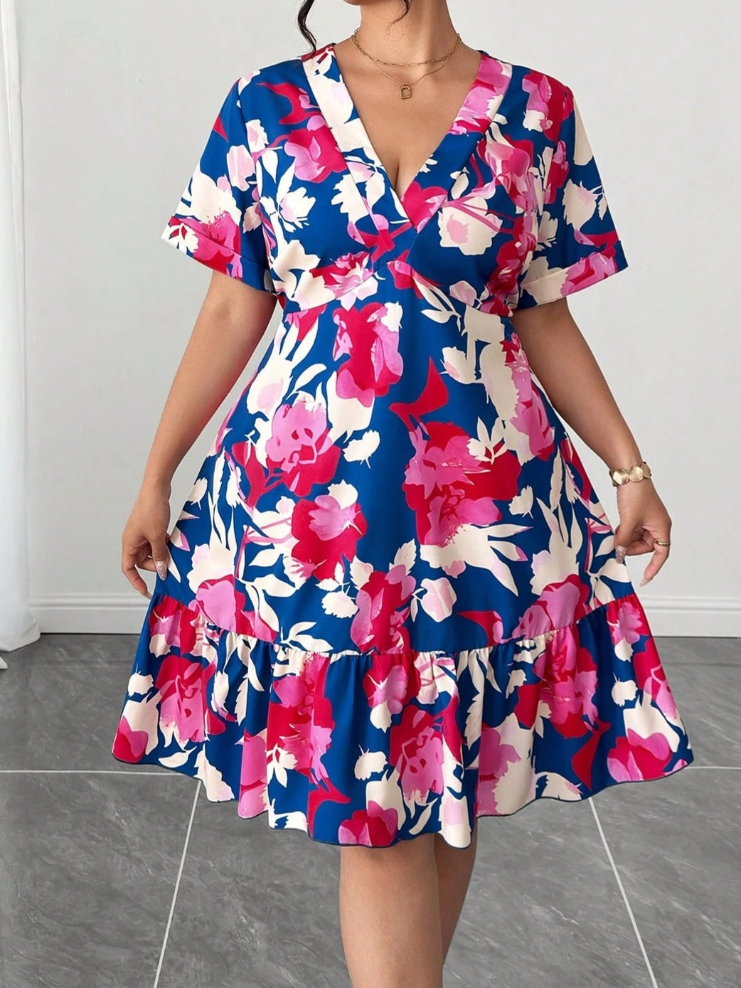 4699 Floral Dress
