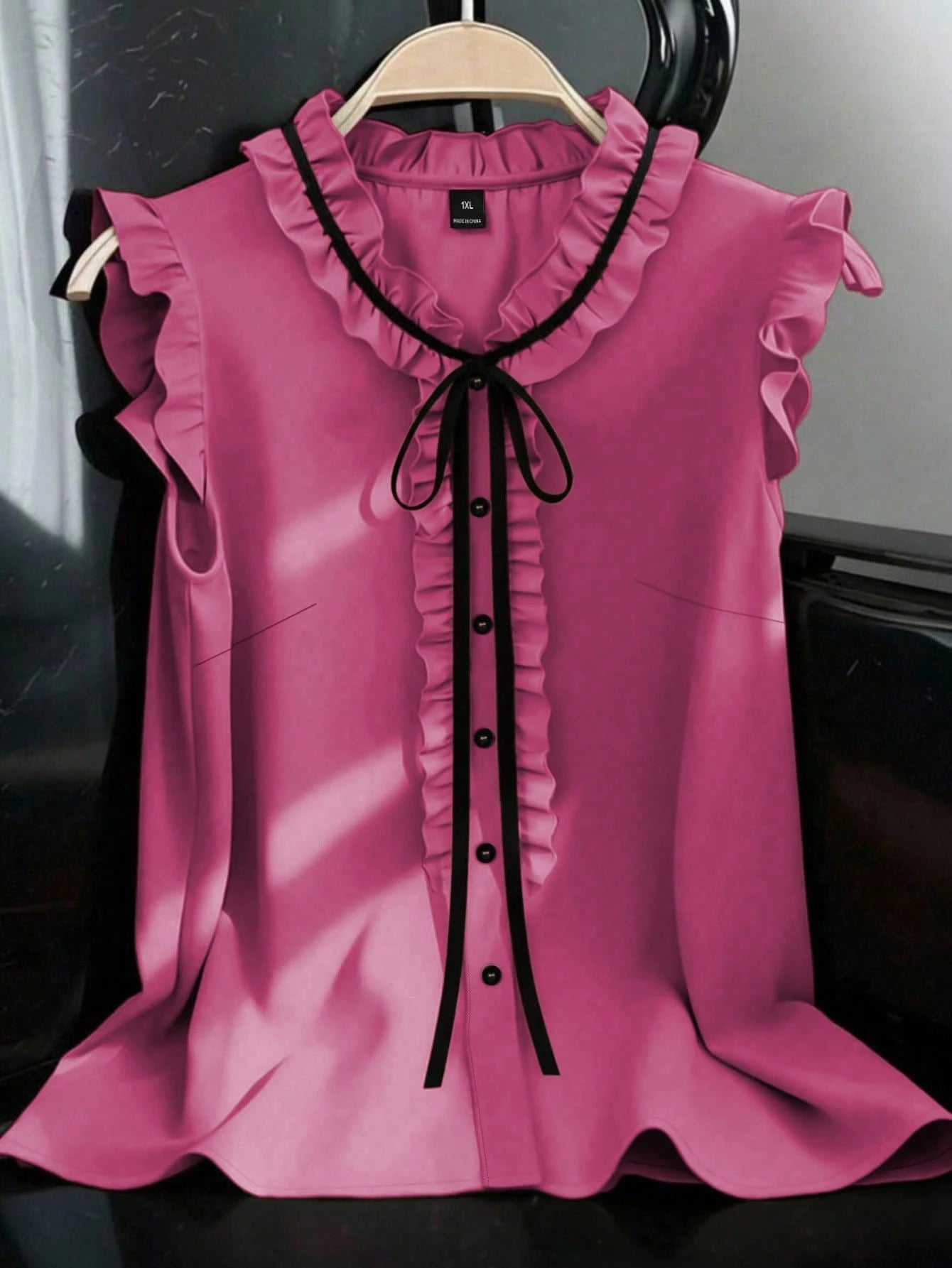 4916 Tie Neck Blouse