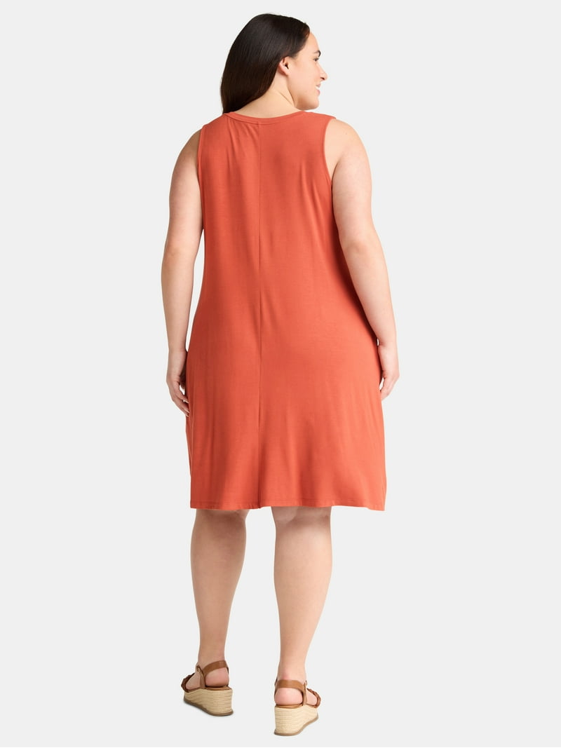 Time and Tru Dress with pockets (high stretch - jersey material)