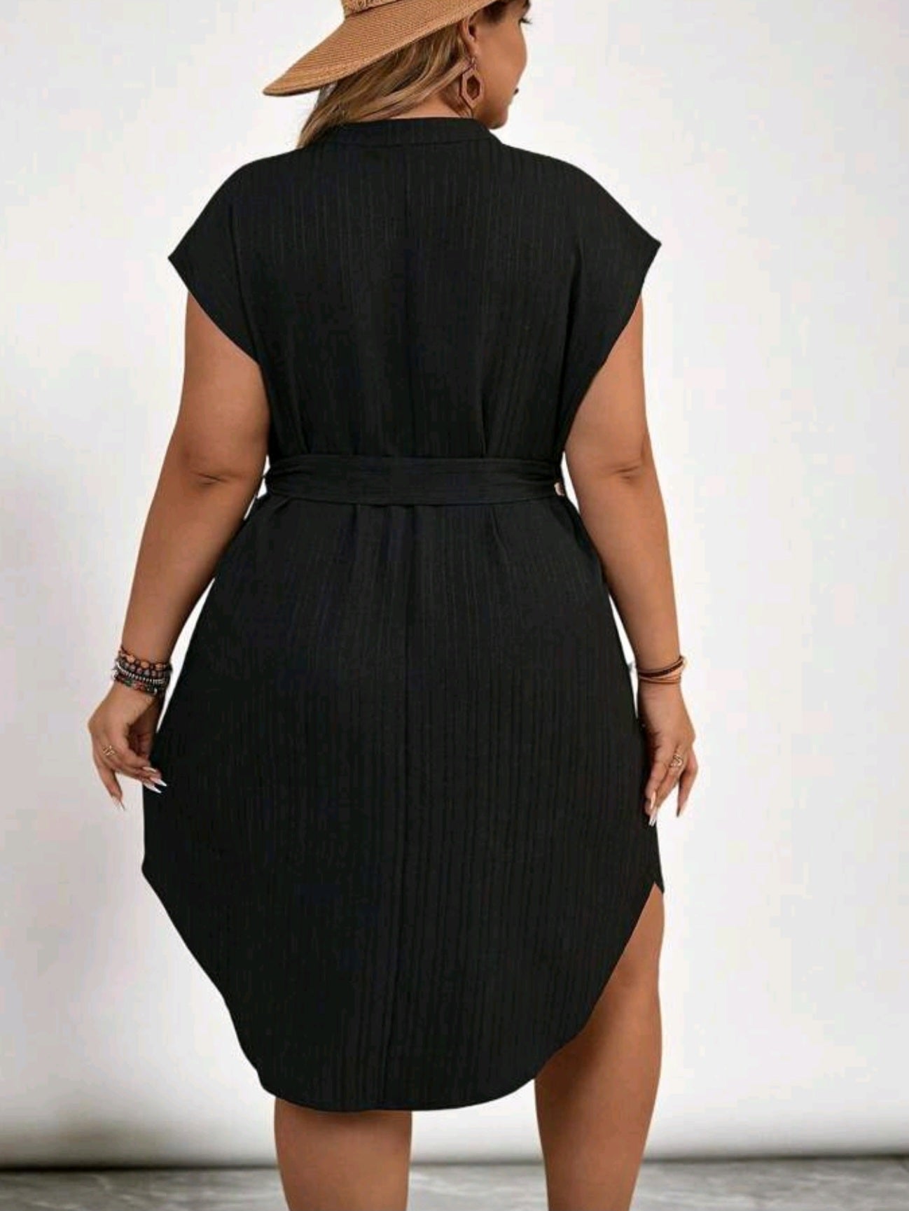 8571 V-Neck Dress